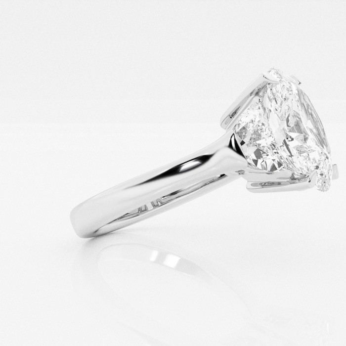 Badgley Mischka Near-Colorless 5 ctw Oval Lab Grown Diamond  Engagement Ring